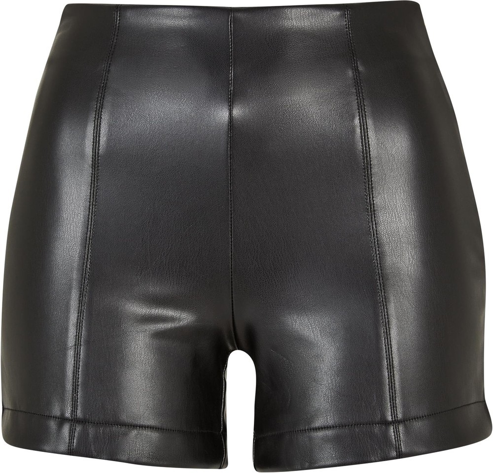 Urban Classics Damen Ladies Synthetic Leather Shorts - Damen