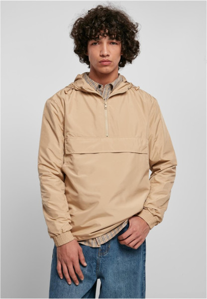 Urban Classics Jacke Basic Pull Over Jacket Unionbeige