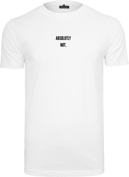 Mister Tee T-Shirt Absolutely Not Tee