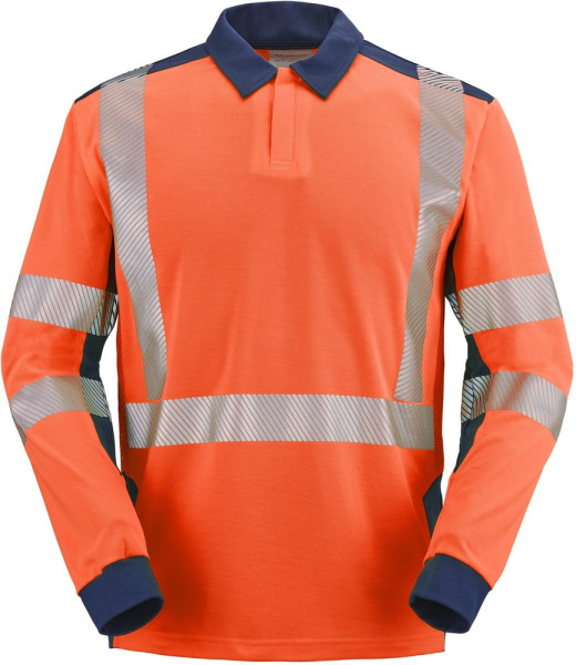 Cepovett Langarm-Poloshirt Fluo Safe Xp 9T87