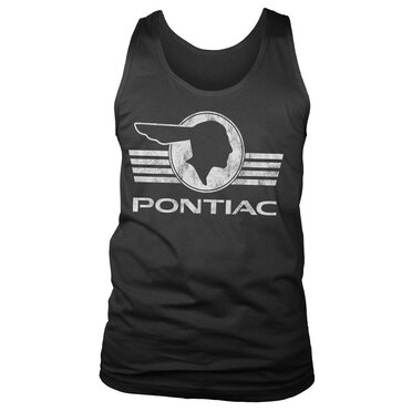 Pontiac Tank Top Retro Logo Tank Top GM-7-PONT002-H66-4 - Herren / Unisex