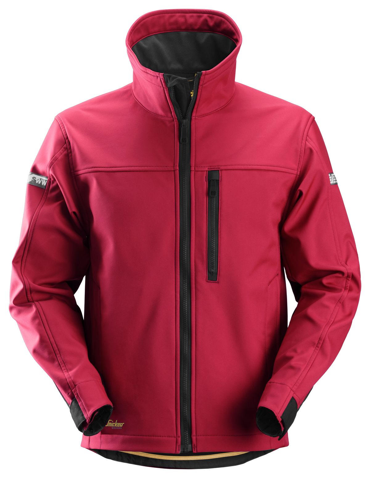 Snickers AllroundWork Softshell Arbeitsjacke Chili-Schwarz - Herren / Unisex