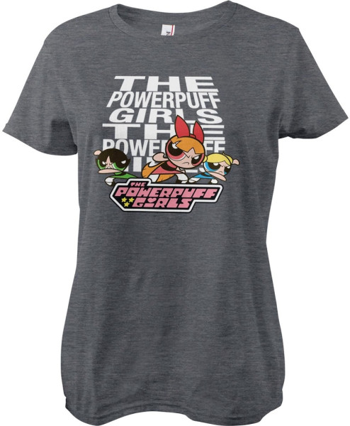 Power Puff Girls Damen T-Shirt Powerpuff Girls Girly Tee WB-5-PPG001-DTF844
