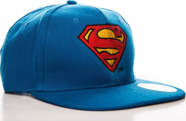 Superman Shield Snapback Cap Blue