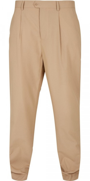 Urban Classics Straight Pleat-Front Trousers Unionbeige