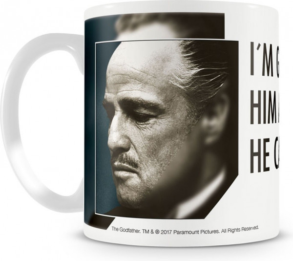 The Godfather I'm Gonna Make Him An Offer Coffee Mug Kaffeebecher White