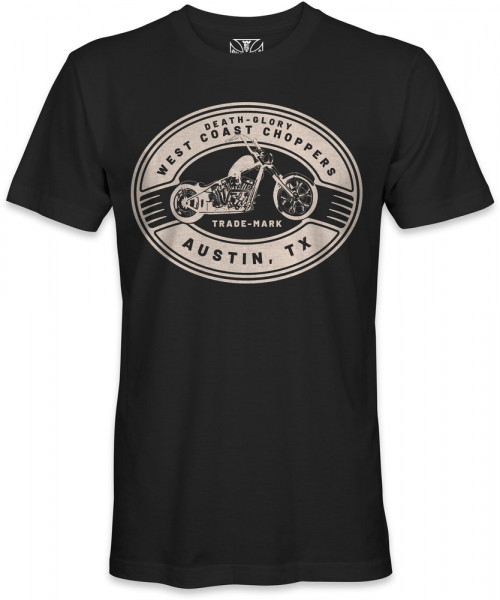 WCC West Coast Choppers T-Shirt Cheating Death Black