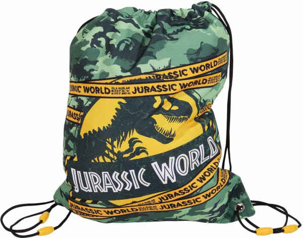 Jurassic World - Park Logo (Kids Gym Bag) Jungen Kinder Tasche Green