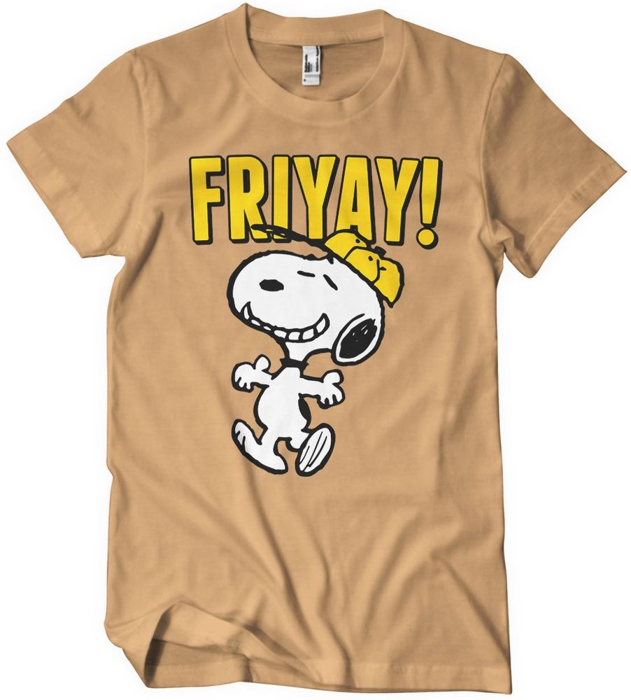 Peanuts Snoopy Friyay T-Shirt PNC-1-PN005-H49-9 - Herren / Unisex