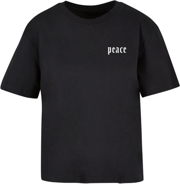 Miss Tee Damen T-Shirt Girls Peace Hand Tee MST087