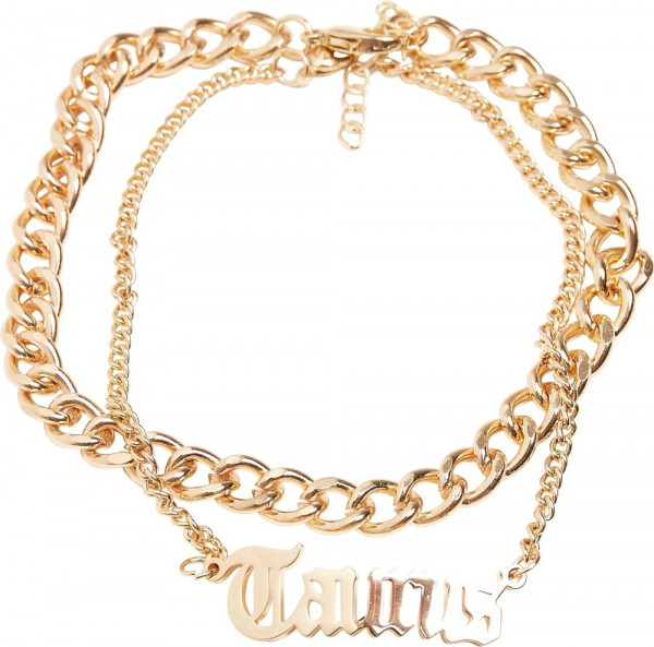 Urban Classics Zodiac Golden Anklet Taurus