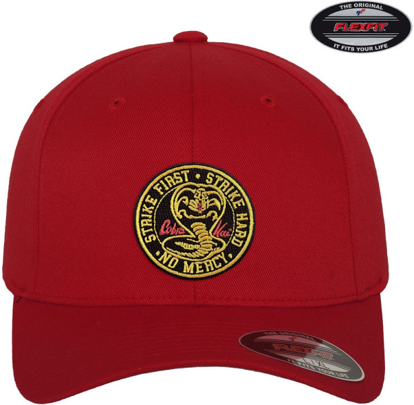 Cobra Kai Patch Flexfit Cap Red