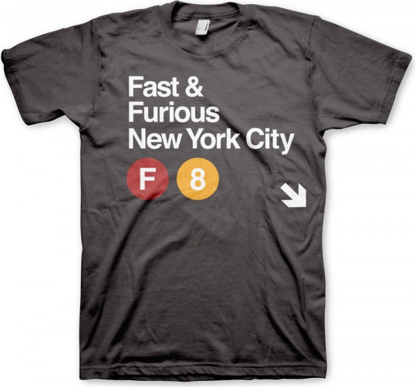 Fast & Furious NYC T-Shirt Dark-Grey