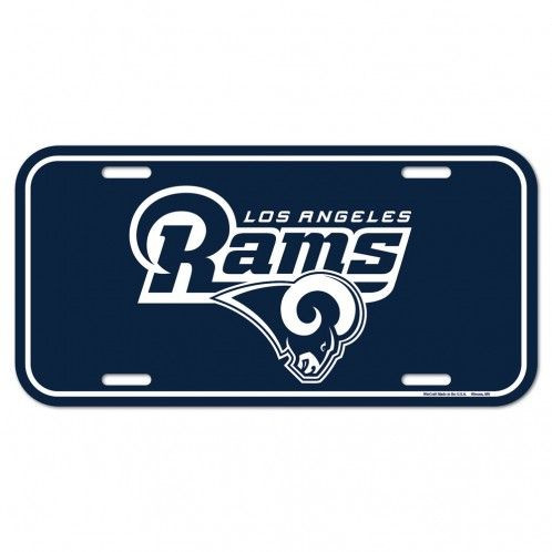Los Angeles Rams Nummernschild American Football