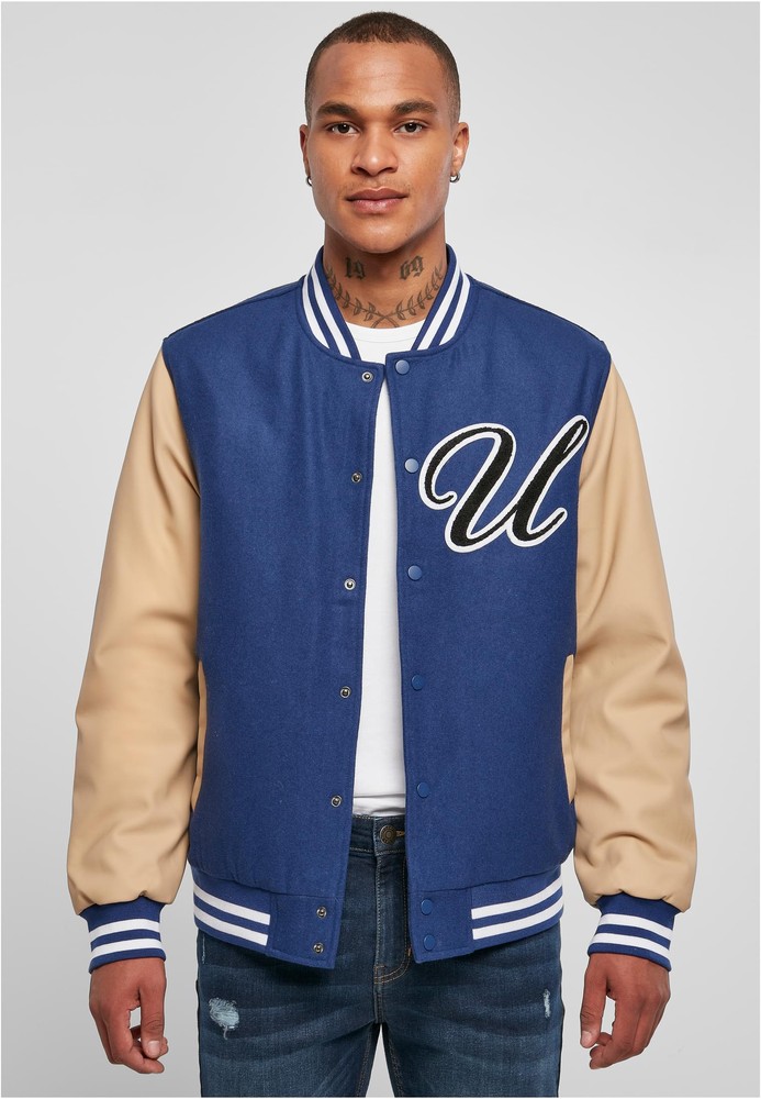 Urban Classics Jacke Big U College Jacket Spaceblue Jacken