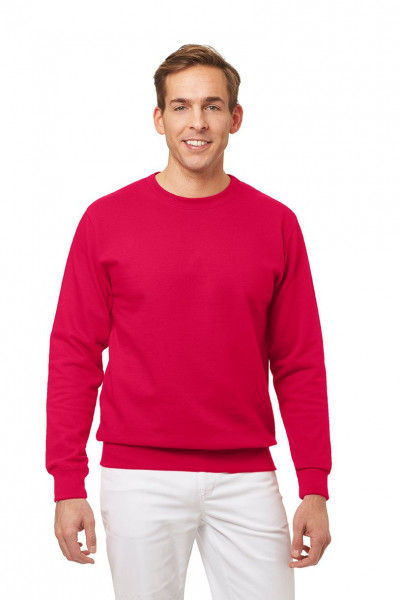 Leiber Sweatshirt mit Rundhals 10/882/02 Rot