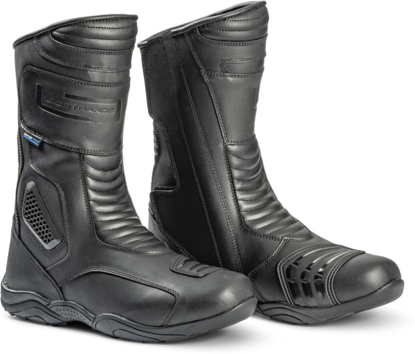 Lindstrands Motorrad Schuhe Boot Sport-Touring Leather, Black 720-24100100