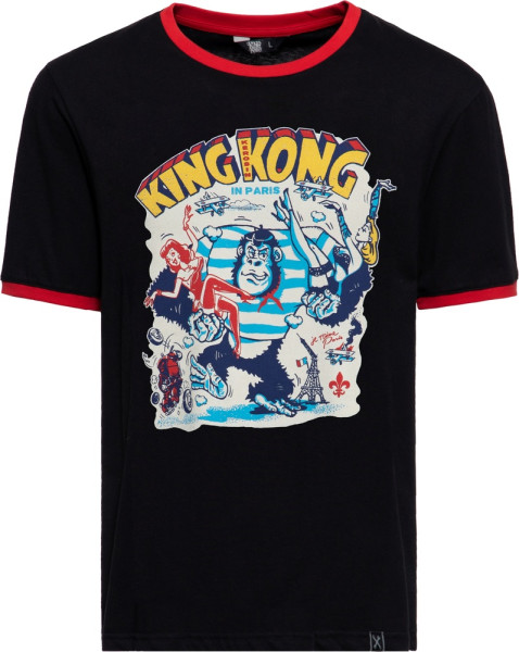 King Kerosin T-Shirt Vintage Ringer "Paris" KKU41056