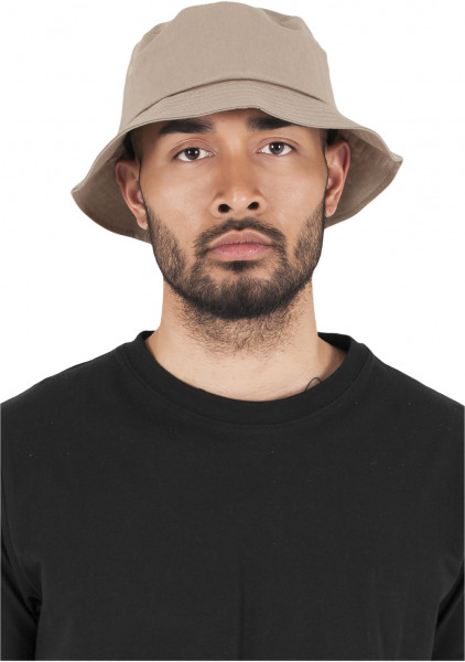 Flexfit Cap Cotton Twill Bucket Hat Khaki