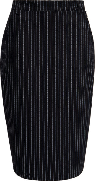 Queen Kerosin Damen Pinstripe Retro Pencil Rock QKU47002