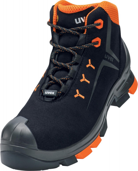 Uvex 2 Stiefel S3 65092 Schwarz, Orange (65092)