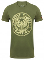 OCC Orange County Choppers T-Shirt Eagle Military Green