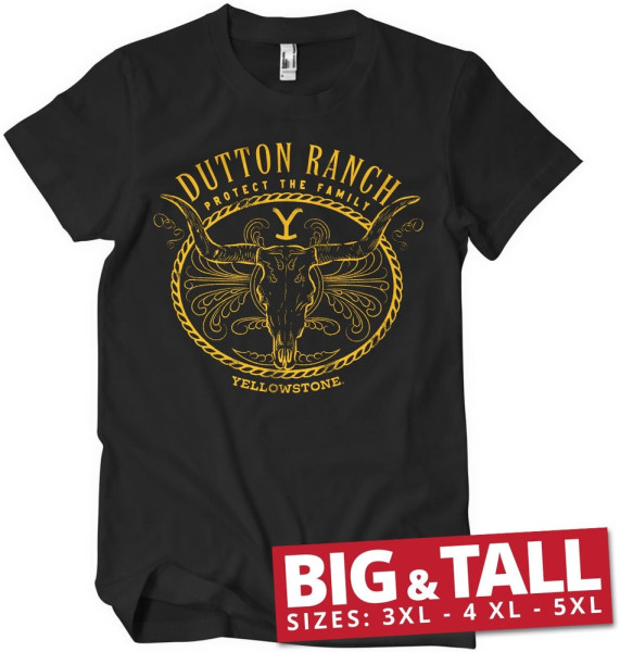 Yellowstone Protect The Family Big & Tall T-Shirt Black