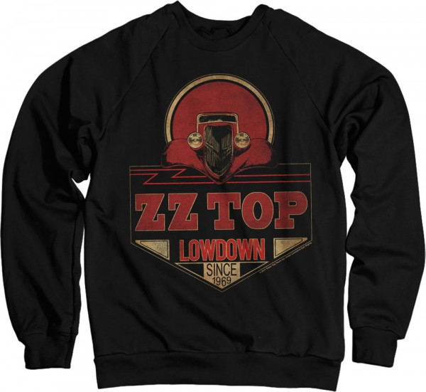 ZZ Top Lowdown Since 1969 Sweatshirt Black