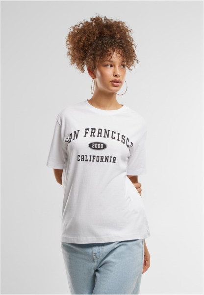 Mister Tee Damen San Francisco City Wording Tee MST243