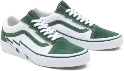 Vans Unisex Lifestyle Classic FTW Sneaker Old Skool Bolt 2 Tone Green True White Schuhe Herren Lifestyle kustom kult