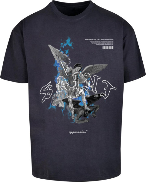 MJ Gonzales T-Shirt Saint V.1 Heavy Oversized Tee 2.0 Navy