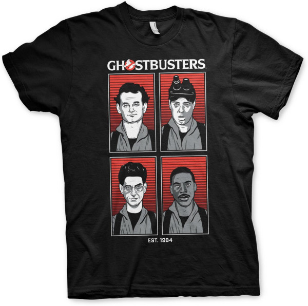 Ghostbusters Original Team T-Shirt Black