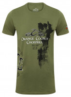 OCC Orange County Choppers T-Shirt Dark Skull Bad Ass Bikes Green