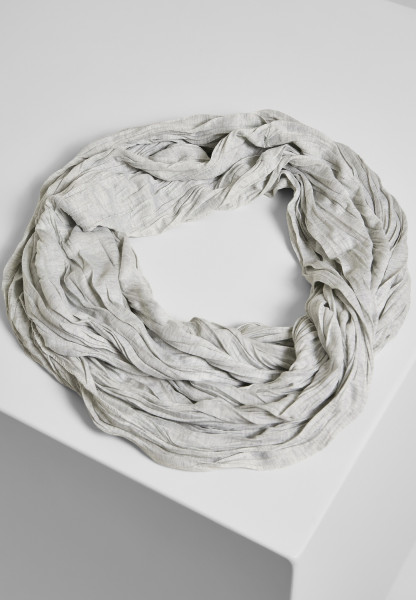 MSTRDS Schal Wrinkle Loop Scarf Lightgrey