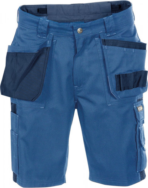 Dassy Zweifarbige Arbeitsshorts mit Holstertaschen Monza PESCO61 Kornblau/Dunkelblau