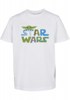 Mister Tee T-Shirt Kids Star Wars Colorful Logo Tee white