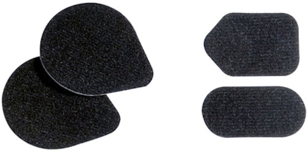 Sena Klebepads 4er-Set Schwarz