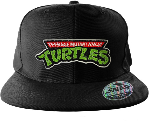 Teenage Mutant Ninja Turtles TMNT Logo Standard Snapback Cap Black