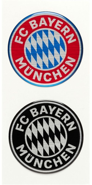 FC Bayern München 3D Aufkleber Logo 2er Set 31920