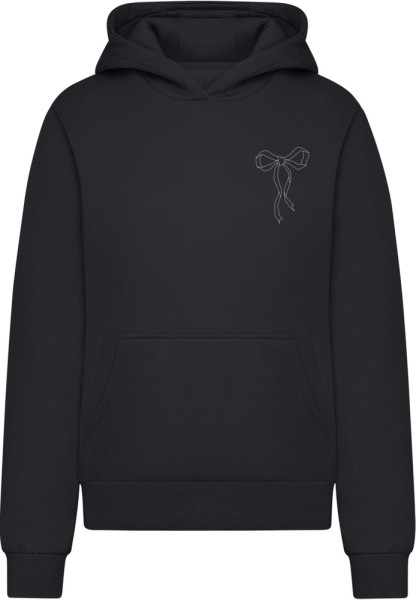 Mister Tee Damen Bow Oneliner Ladies Fluffy Hoody MST246