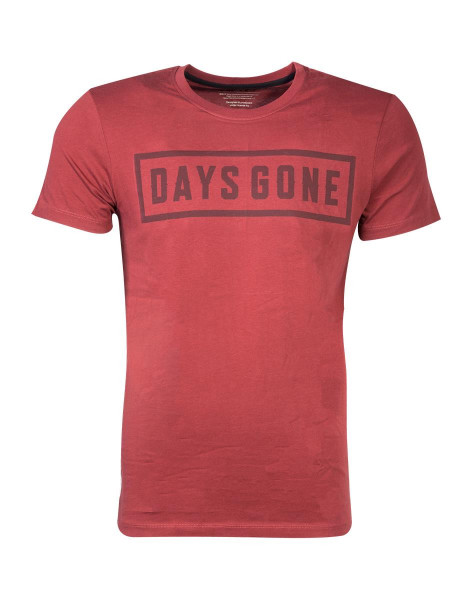 Days Gone - Tonal Logo Men's T-Shirt Red