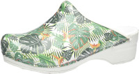 Sanita Clogs Damen Sandalen Jungle Green