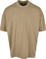 Urban Classics T-Shirt Oversized Mock Neck Tee Khaki