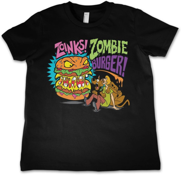 Scooby-Doo T-Shirt Zombie Burger Kids T-Shirt WB-12-SBD009-DTF032