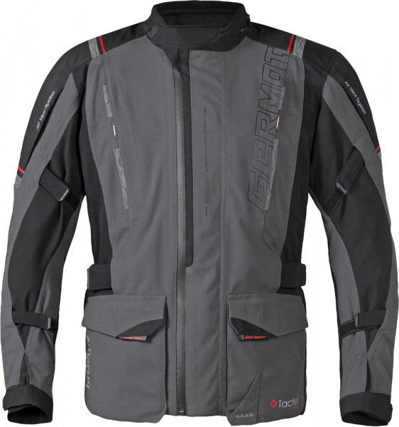 Germot Motorrad Textiljacke Amaruq Herren Anthrazit/Schwarz/Rot