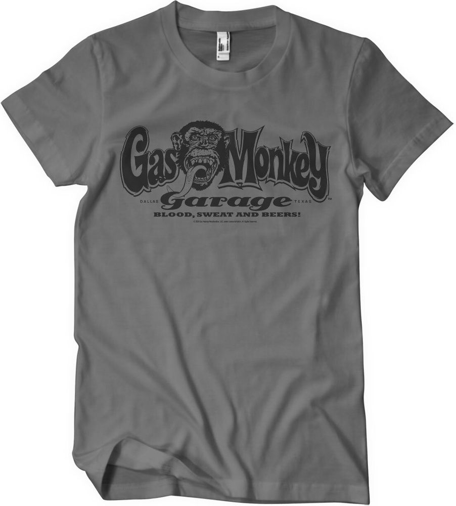 Gas Monkey Garage T-Shirt Logo T-Shirt GMG-1-GMG044-H95-10 - Herren / Unisex