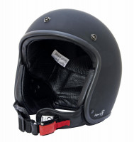Bores Motorrad Helm Bogo 4 Jethelm matt Black