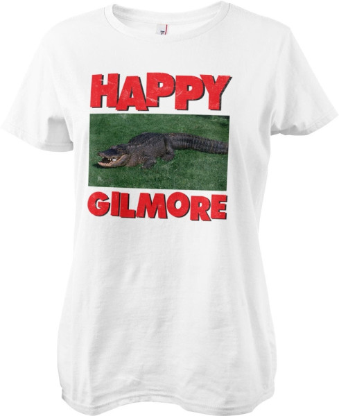 Happy Gilmore Damen T-Shirt Alligator Girly Tee UV-5-HG005-DTF876