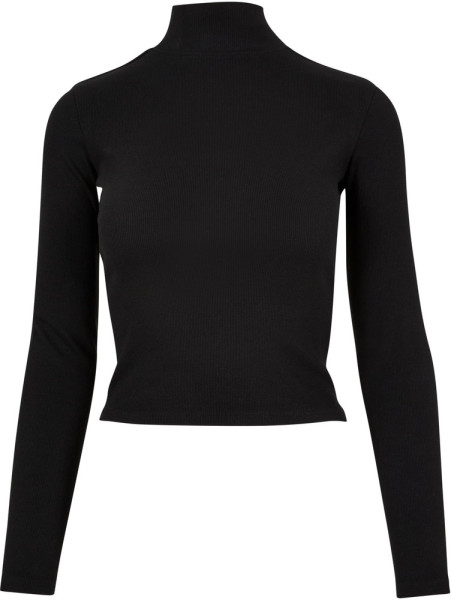 Urban Classics Damen Ladies Rib Back Cut Out Longsleeve