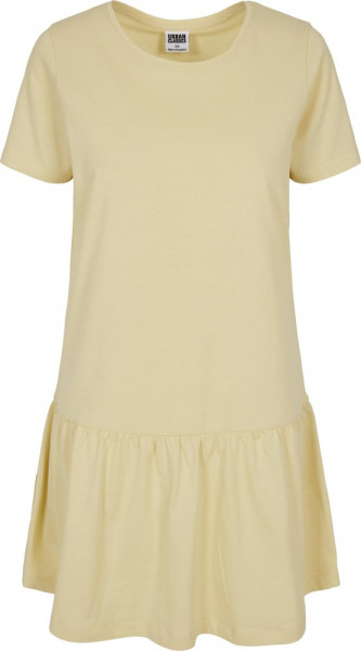 Urban Classics Damen Ladies Valance Tee Dress Softyellow